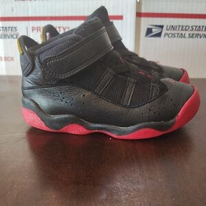 Kids Black and Red Basketball Shoes